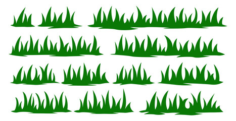 Wall Mural - Green grass collection