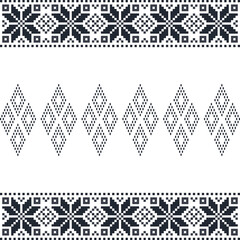 Wall Mural - Ethnic Seamless pattern aztec tribal art fabric print, home decoration, wallpaper, cloth.