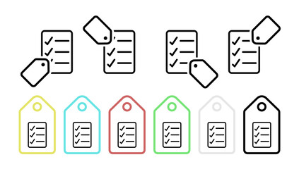 Poster - Leaf plans vector icon in tag set illustration for ui and ux, website or mobile application
