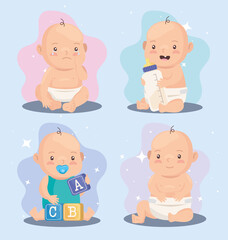 Sticker - little baby boys