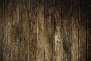 Wall Mural - Closeup shot of a wooden wall - great for background or wallpaper