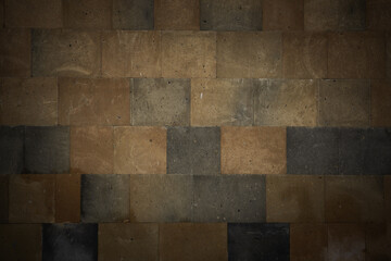 Poster - Closeup shot of a wooden wall - great for background or wallpaper