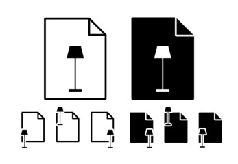 Poster - Brace vector icon in file set illustration for ui and ux, website or mobile application