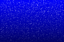 Blue Snow Christmas Background