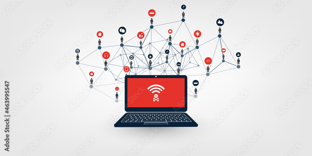 Unsafe Wi-Fi Connections, Networks - Virus, Backdoor, Ransomware, Fraud ...