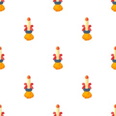 Poster - Long rocket pattern seamless background texture repeat wallpaper geometric vector