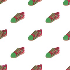 Poster - Sneakers pattern seamless background texture repeat wallpaper geometric vector