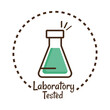 laboratory tested product label