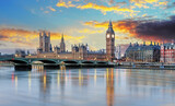 Fototapeta Fototapeta Londyn - London at sunset