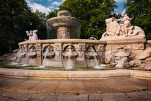 Wittelsbach Fountain In Munich, Germany