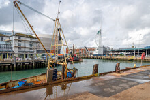 Gunwharf Dock With The Spinnaker Observation Tower In The Background
