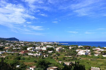 Aerial View of Forio, Ischia Island, Italy