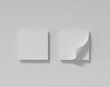 Blank white post note papers, sticky note