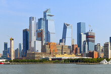 Cityscape Of New York City. Hudson Yards Chelsea And Hudson Yards Neighborhoods Of Manhattan