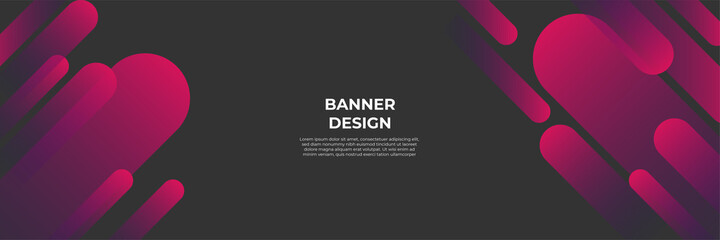 Modern red banner background. Vector abstract graphic design banner pattern background template.