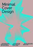 Fototapeta Pokój dzieciecy - Artistic covers design. Future futuristic template with abstract current forms