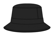Bucket Hat Template Vector Illustration
