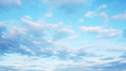 Wall Mural - 4K Time lapse of beautiful blue sky with clouds background, Blue sky with clouds and sun. cloud timelapse nature background.
