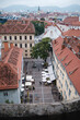 Blick auf den Schloßbergplatz