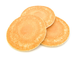 Wall Mural - Pancake isolated on white background