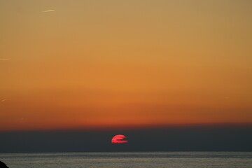 Sticker - sunset on the beach