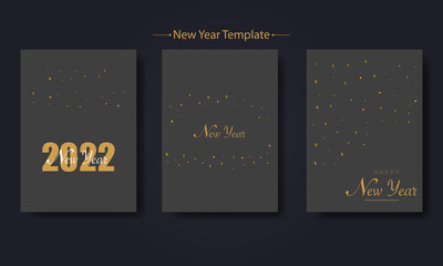 Wall Mural - Happy New Year Poster Template Bundle