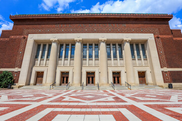 Hill Auditorium is the largest performing arts venue on University of Michigan campus known for its superb acoustics, has served as a showplace for important debuts.