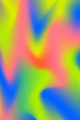 Wall Mural - green and blue holographic pattern background vector
