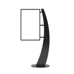 Poster - Blank Trade Show LCD Screen Stand Display Billboard as Template for Your Design. 3d Rendering