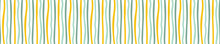 Seamless Pattern With Teal And Yellow Stripes