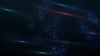 Poster - Abstract Flowing Particle Lines Data Concept Background Loop/
4k animation of an abstract technology background of powerful speed particle lines stroke patterns and strings seamless looping