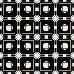 Poster - Black tiles design geometric pattern.Vector with decor tiles.
