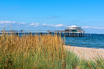 Canvas Print - Seebrücke Timmendorfer Strand