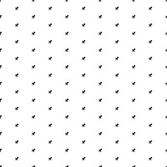 Poster - Square seamless background pattern from black nipple symbols. The pattern is evenly filled. Vector illustration on white background