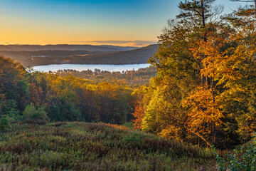 Wall Mural - Massachusetts-Berkshires-West Stockbridge-Olivia's Overlook-Stockbridge Bowl