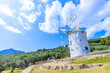 ギリシャ風車　香川県小豆島　
Greek windmill　Kagawa-ken Shodoshima
