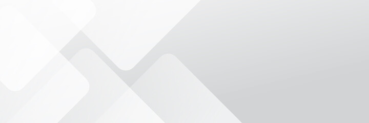Wall Mural - White banner background. Vector abstract graphic design banner pattern background template.