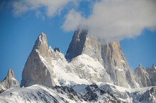 Mount Fitz Roy, Or Cerro Chalten, In The Ice Field Of Patagonia