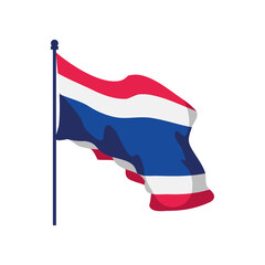 Wall Mural - thailand flag national