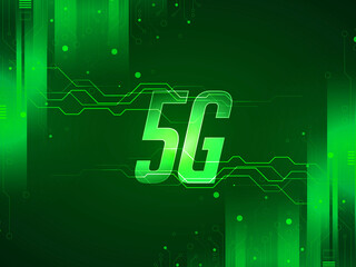Poster - 2d rendering 5G Network 5G Connection