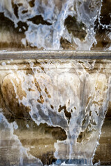 Sticker - Closeup of water droplet splash on a fountain