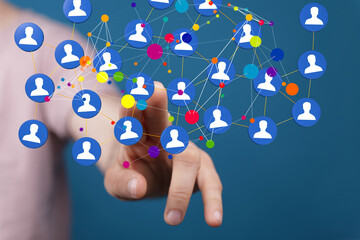 people network structure hr - human resources management and recruitment