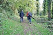 © aquaphoto - senior hikers on a path in Brittany France