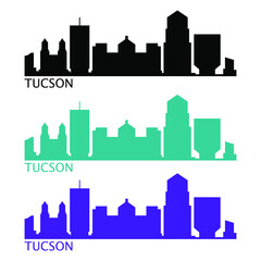 Canvas Print - Tucson skyline