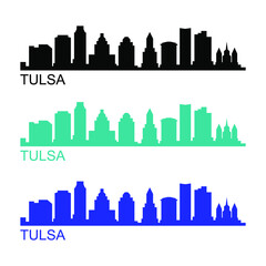 Canvas Print - Tulsa skyline