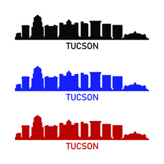 Sticker - Tucson skyline