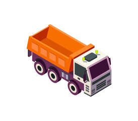 Poster - Isometric truck