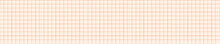 Beige Seamless Pattern With Orange Grid Lines