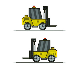 Canvas Print - Forklift