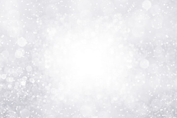 Wall Mural - Fancy silver white glitter sparkle background for Christmas snow or anniversary